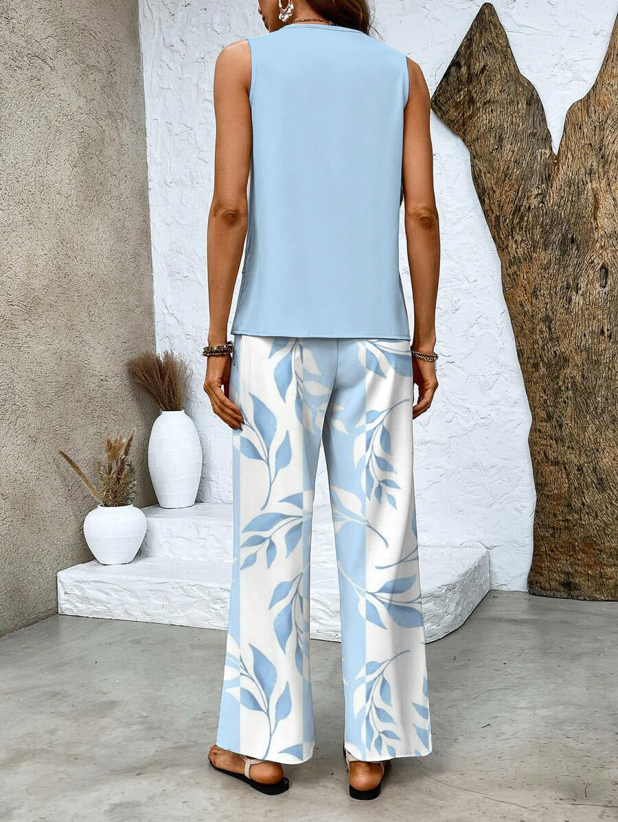 Women's Two-Piece Set | Matching Top and Pants