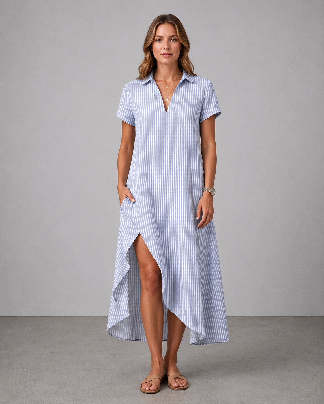 Mercer | Effortless floral midi dress for every occasion