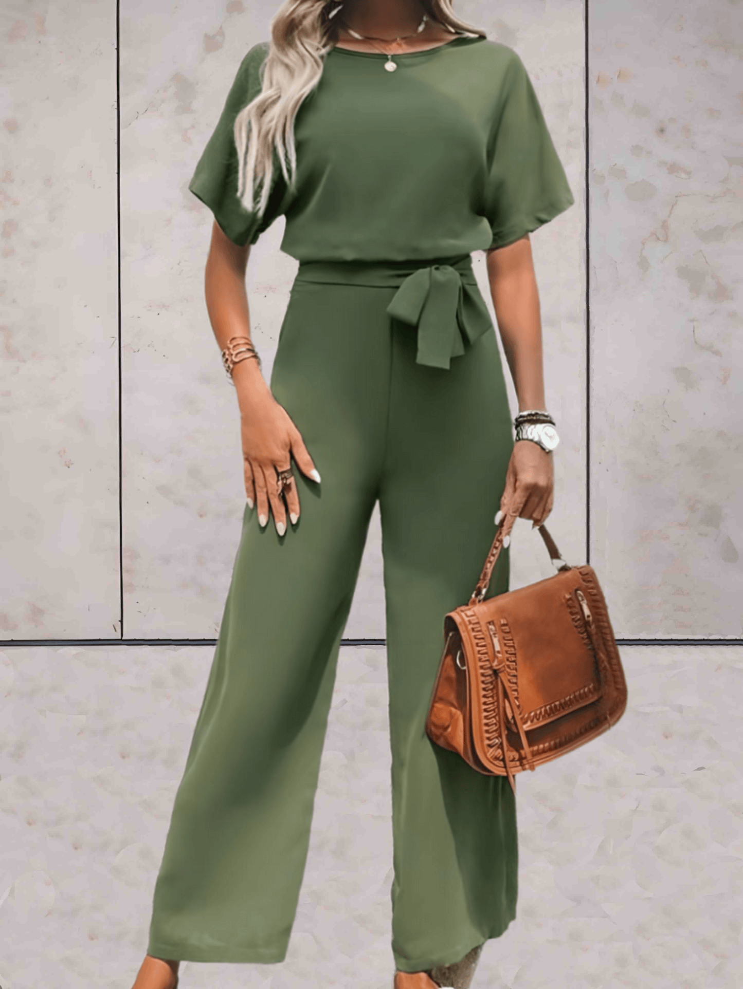 Women's Two-Piece Set | Wide-Leg Summer