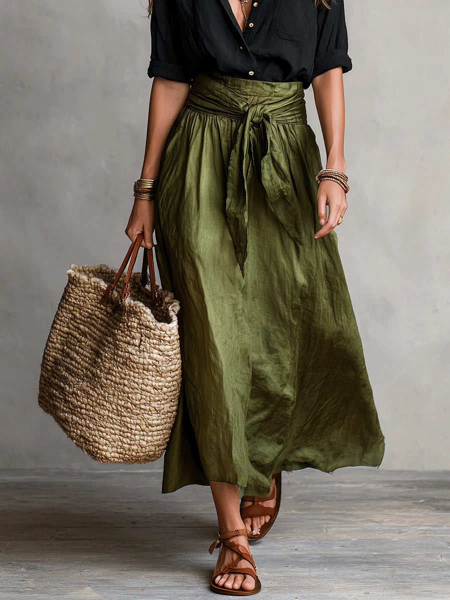 Women's Two-Piece Set | Green Summer Co-Ord