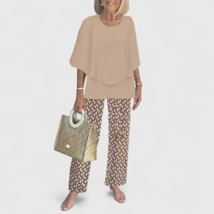 Women's Co-Ord Set | Wide-Leg Floral