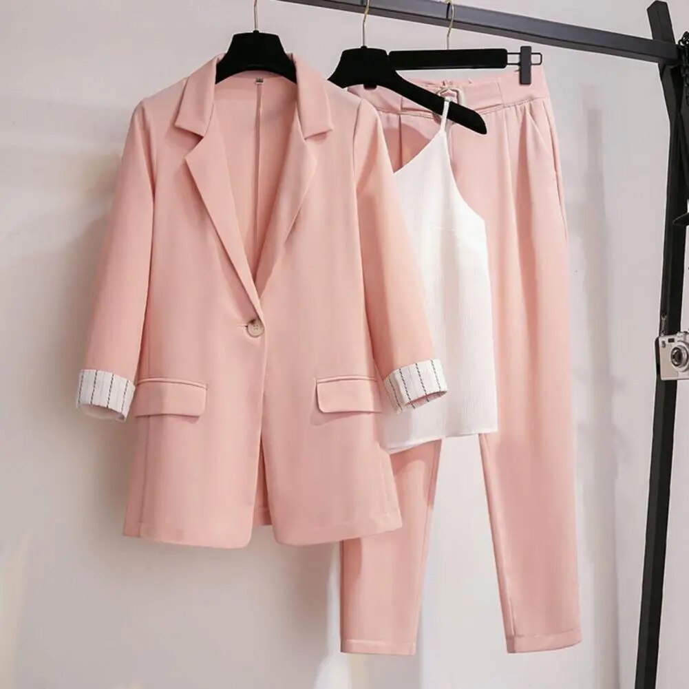 Joanna | Chic Blazer and Sleek Pants Ensemble