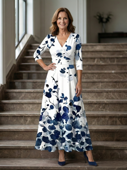 Morwenna | Floral Wrap Maxi Dress