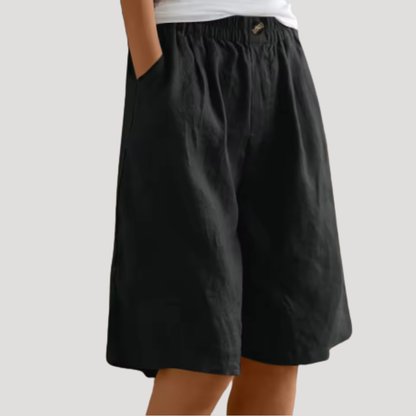 Lammie | Bermuda Shorts with Elastic Waist for Women