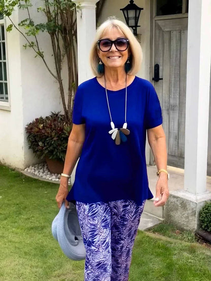 Women's Coastal Set | Matching Outfit With Patterned Bottom