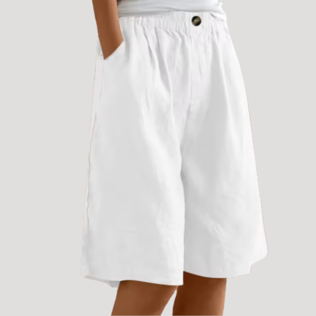 Lammie | Bermuda Shorts with Elastic Waist for Women