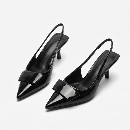 Hannah | Office Slingback Kitten Heels