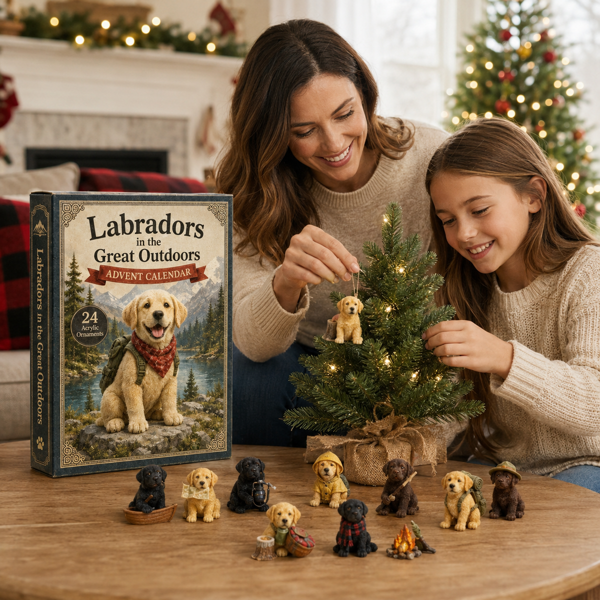 Juniper | Labrador Advent Calendar with 24 Mystery Acrylic Charms