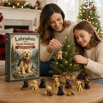 Juniper | Labrador Advent Calendar with 24 Mystery Acrylic Charms