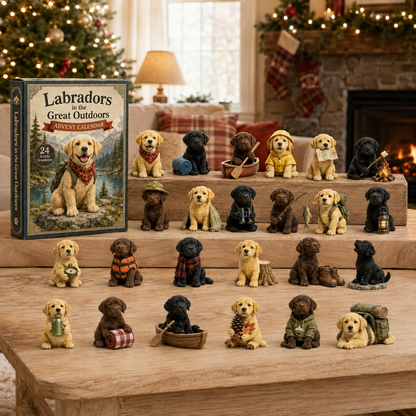 Juniper | Labrador Advent Calendar with 24 Mystery Acrylic Charms