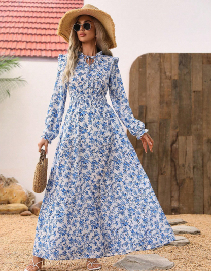 Nesta | Long Sleeve Maxi Dress