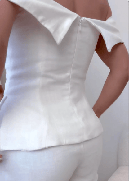 Women's Two-Piece Set | Strapless Style Top Short Pants