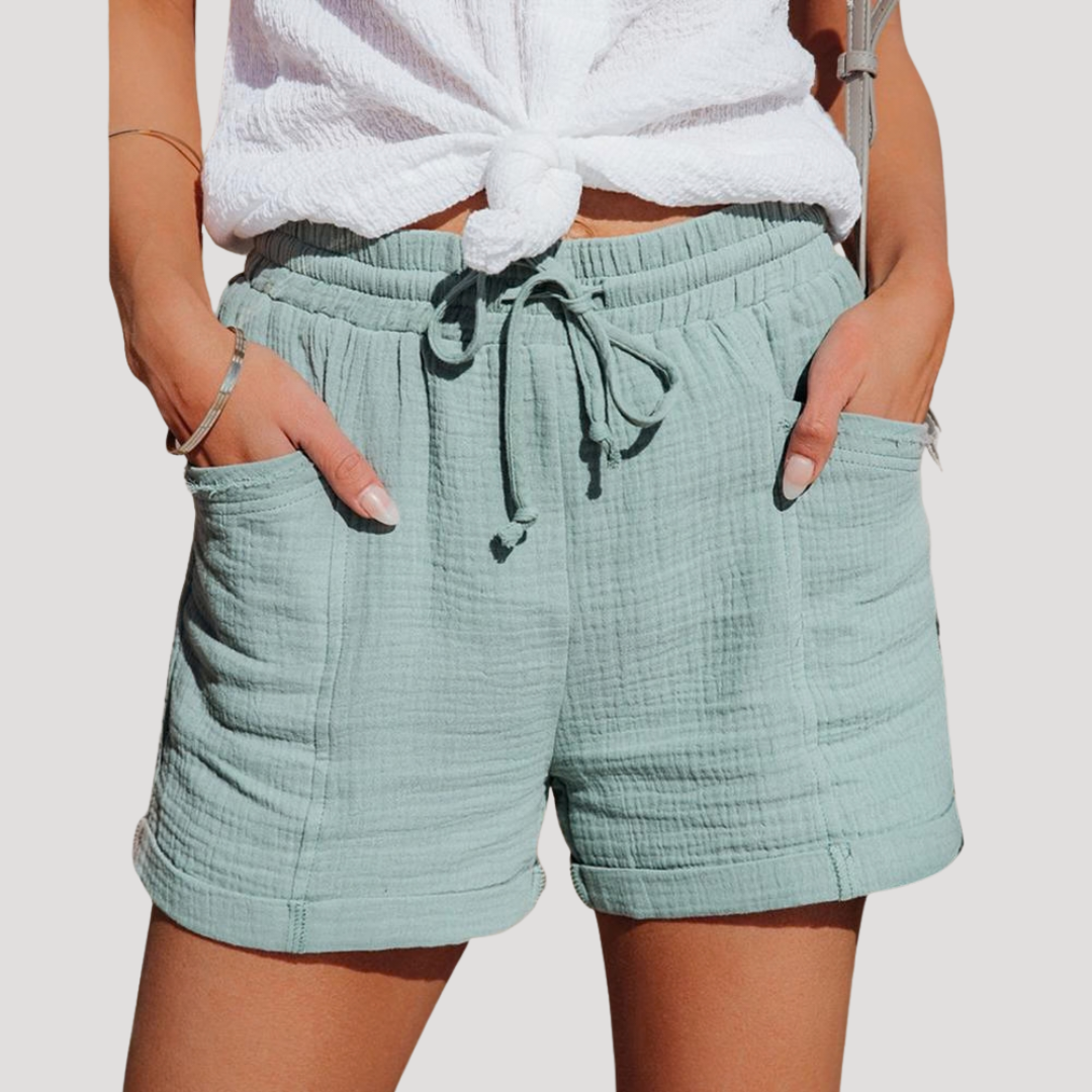 Liesette | Drawstring Shorts with Elasticated Waist for Women
