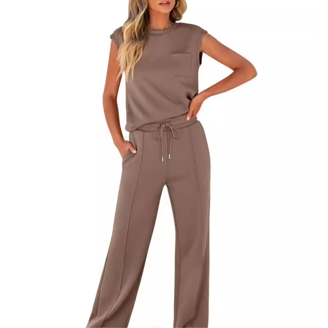 Women's Summer Co-Ord | Sleeveless Top and Pants