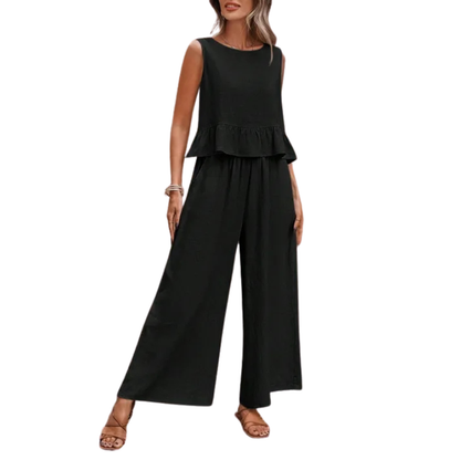 Women's Two-Piece Set | Ruffle Summer