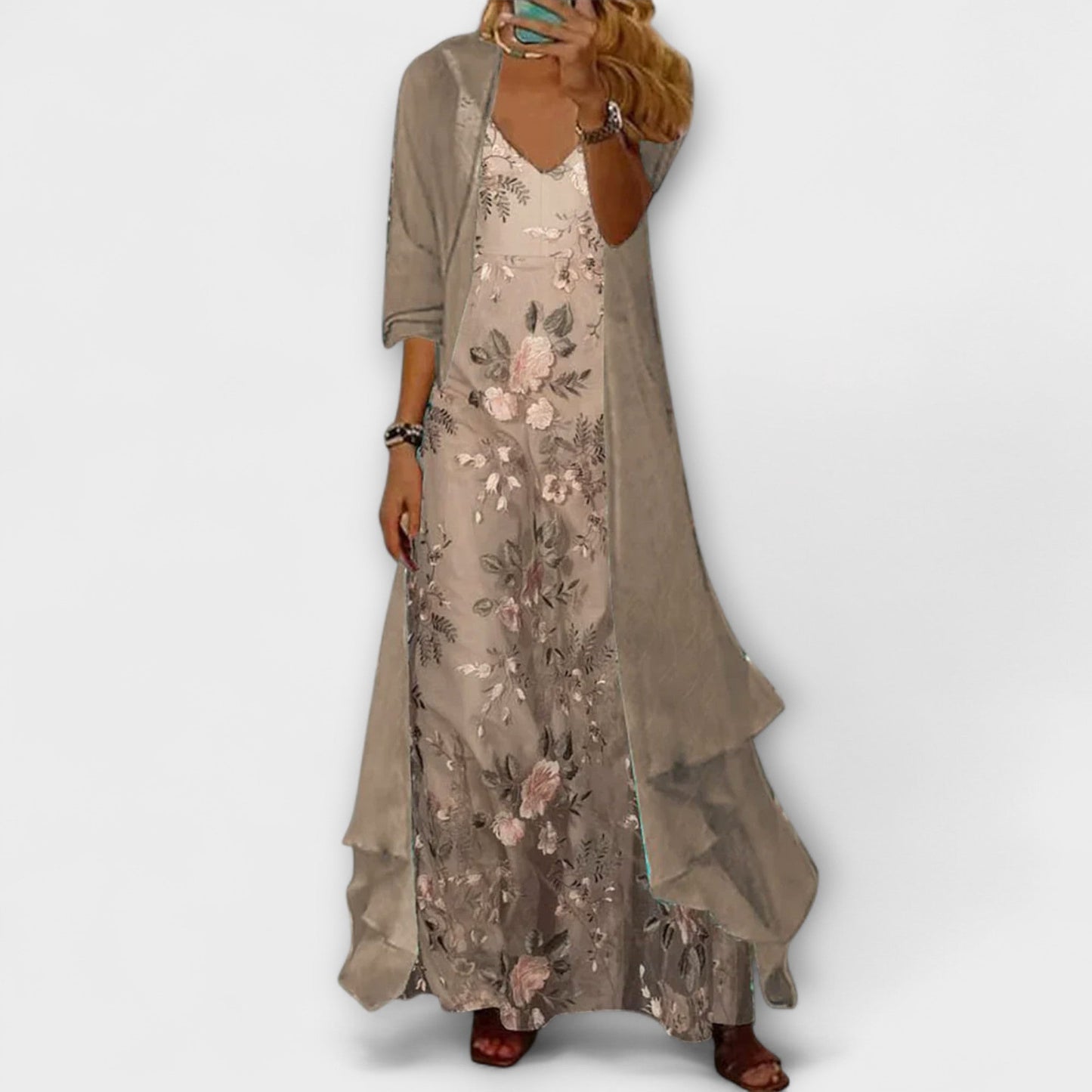 Women's Two-Piece Set | Maxi Dress