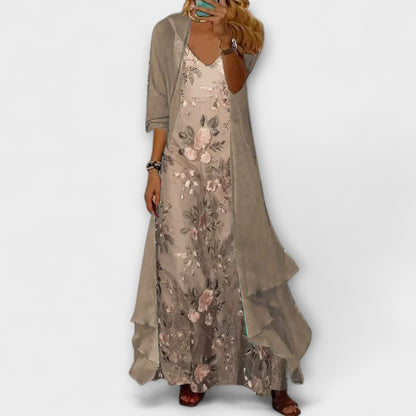 Women's Two-Piece Set | Maxi Dress