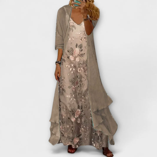 Women's Two-Piece Set | Maxi Dress