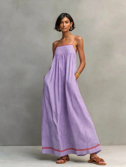 Petra | Striped Maxi Dress