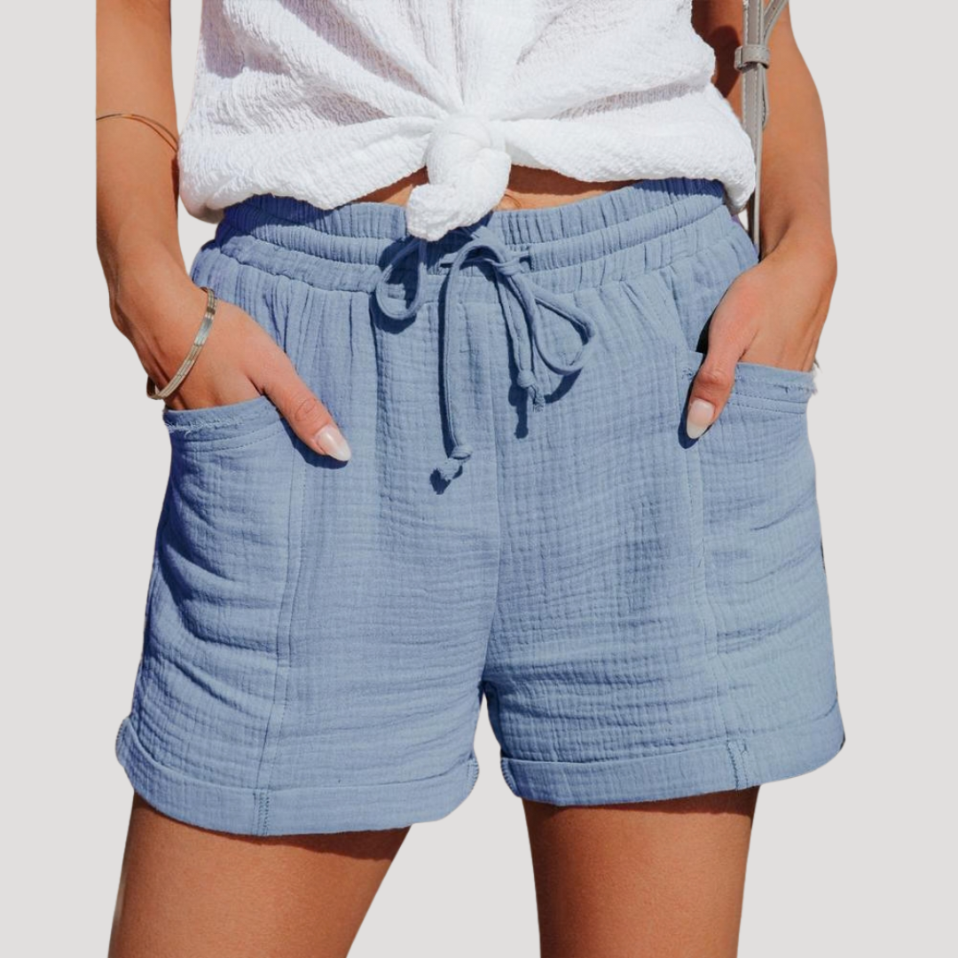 Liesette | Drawstring Shorts with Elasticated Waist for Women
