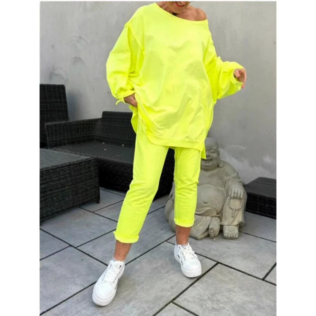 Women's Loungewear | Oversized Top Tapered Pants