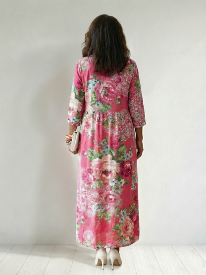Freya | Garden Bloom Midi Dress