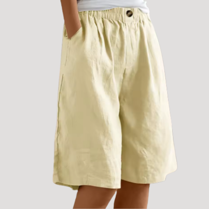 Lammie | Bermuda Shorts with Elastic Waist for Women