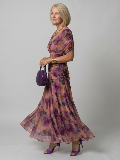 Cindy | Effortless flowy midi dress for timeless elegance