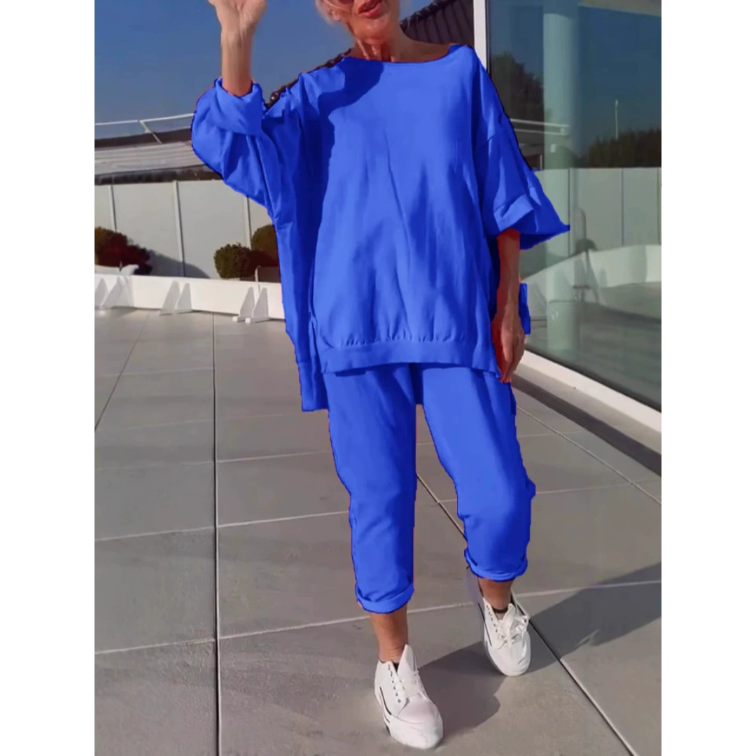 Women's Loungewear | Oversized Top Tapered Pants