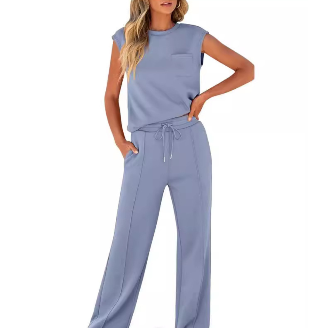 Women's Summer Co-Ord | Sleeveless Top and Pants