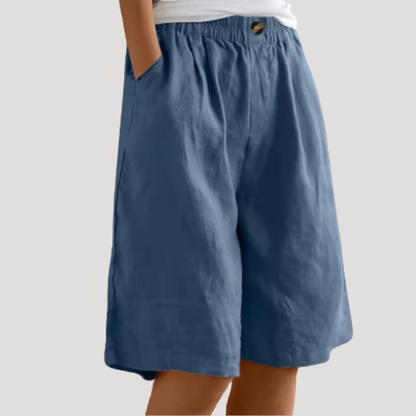 Lammie | Bermuda Shorts with Elastic Waist for Women