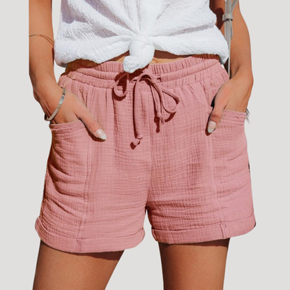 Liesette | Drawstring Shorts with Elasticated Waist for Women