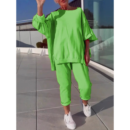 Women's Loungewear | Oversized Top Tapered Pants