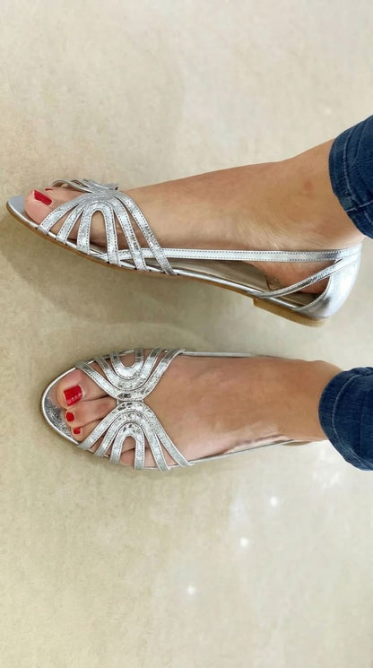 Eleonora | Light Summer Sandals in Golden