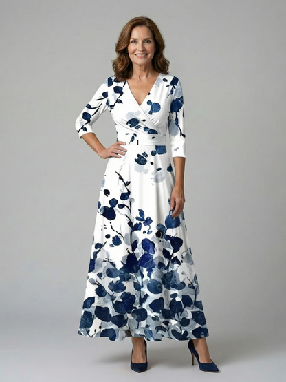 Morwenna | Floral Wrap Maxi Dress