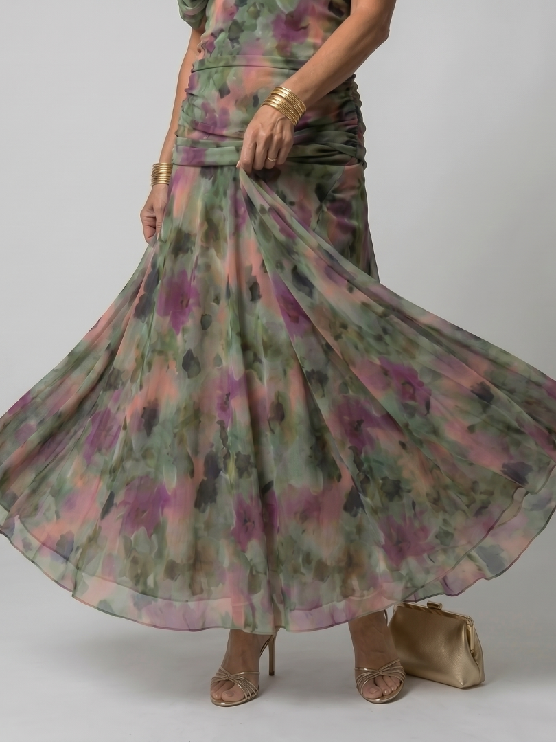 Cindy | Effortless flowy midi dress for timeless elegance