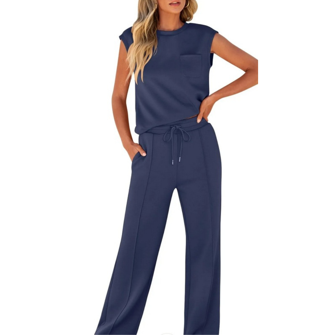 Women's Summer Co-Ord | Sleeveless Top and Pants
