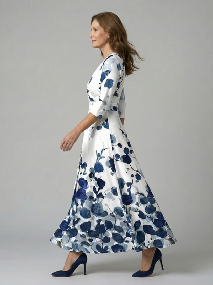 Morwenna | Floral Wrap Maxi Dress