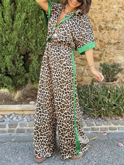 Women's Two-Piece Set | Collared top and Pants