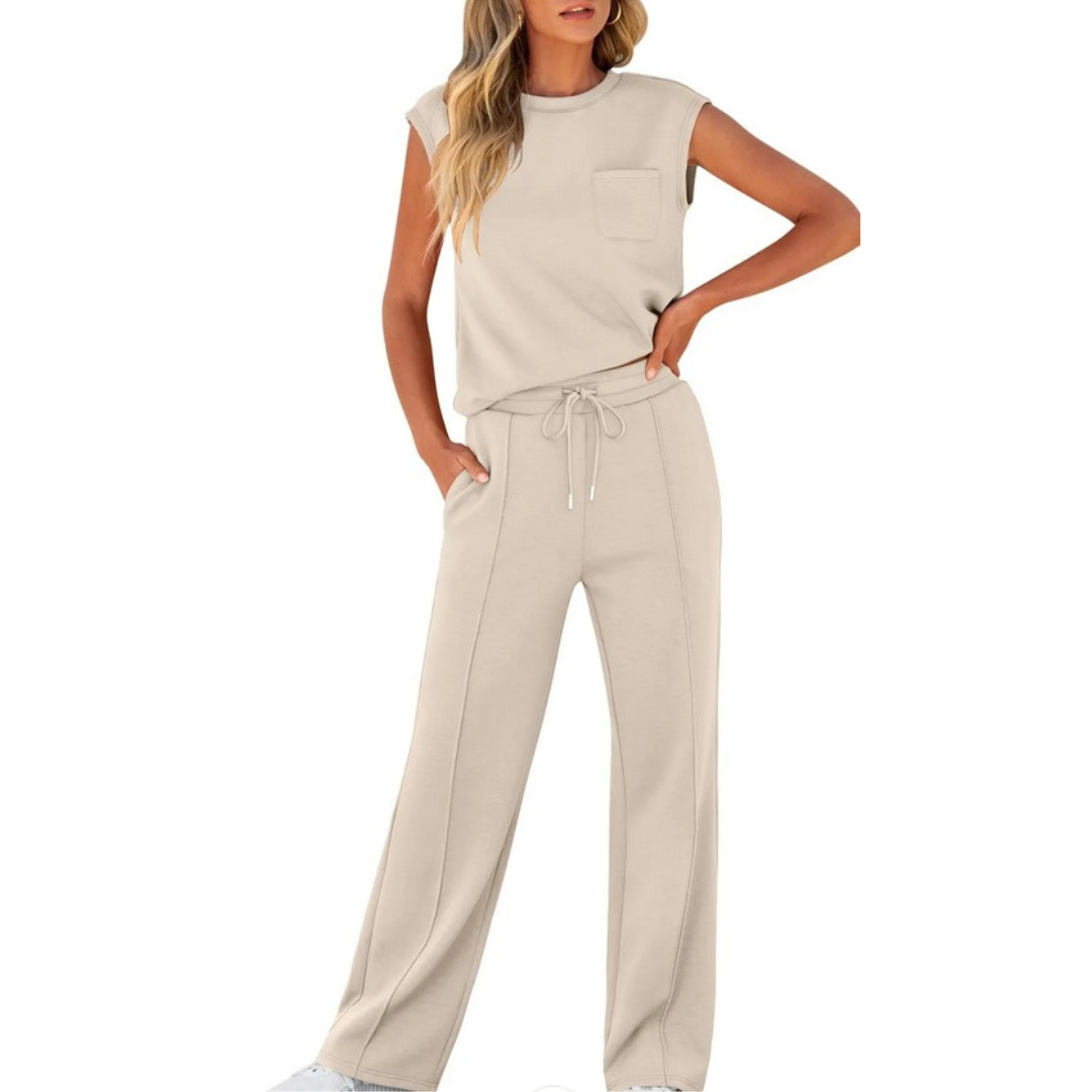 Women's Summer Co-Ord | Sleeveless Top and Pants