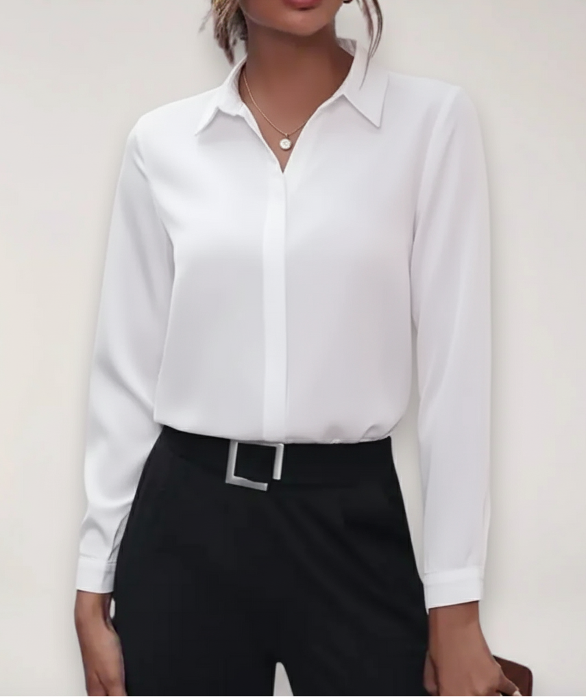 Bella | Chic Tailored Button-Up Blouse for Every Occasion