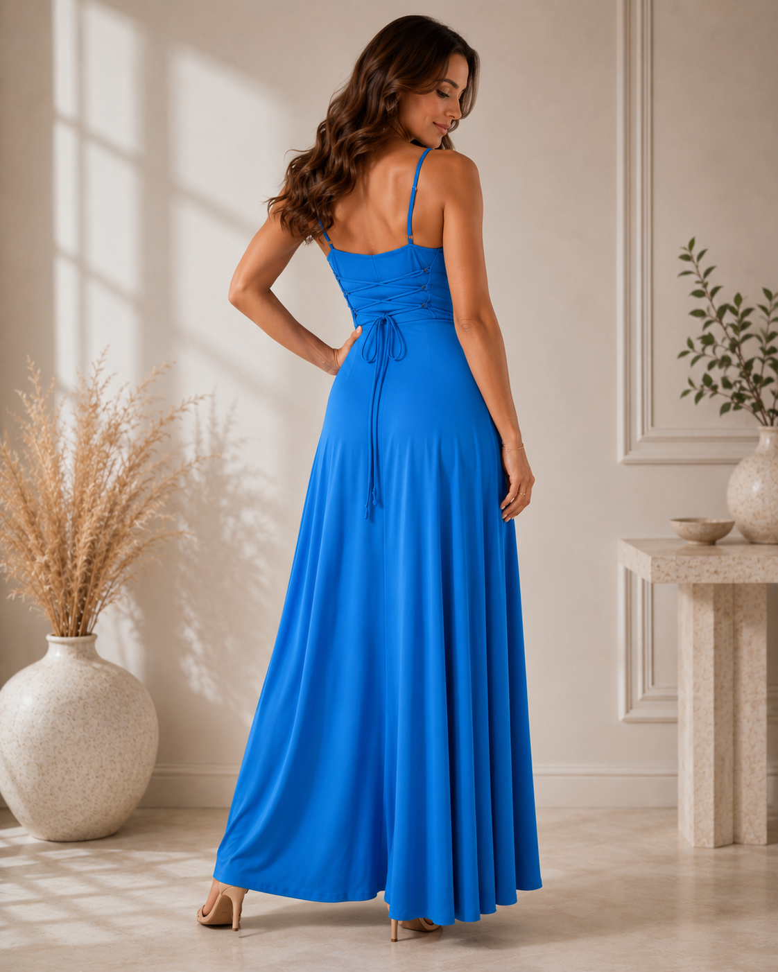 Sybil | Cowl Neck Maxi Dress