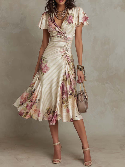 Freya | Pleated Midi Dress