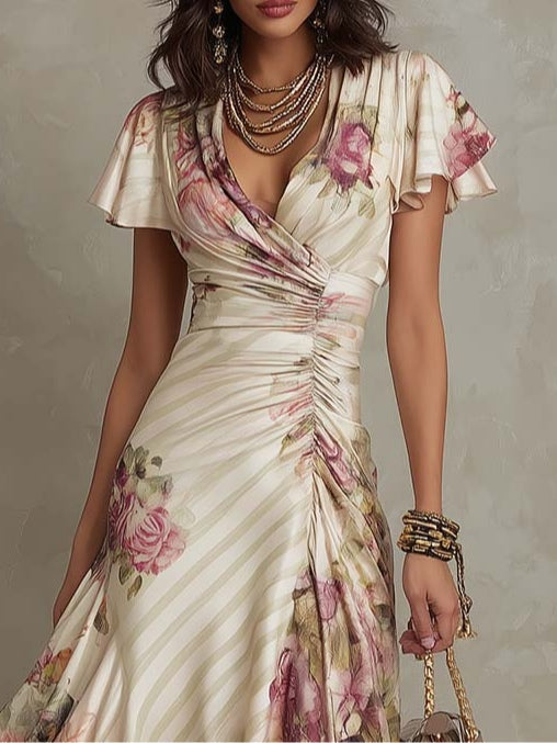 Freya | Pleated Midi Dress
