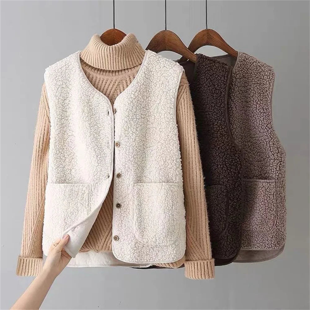 Women’s Outfit Set | Matching Vest and Long-sleeve Tops