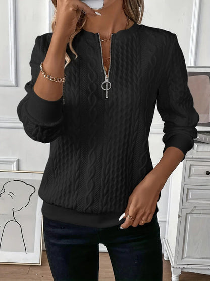 Freya | Chic Half-Zip Top with a Flattering Fit