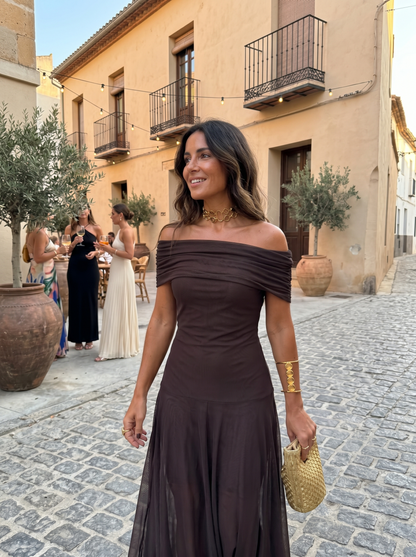 Thea | One Shoulder Print Maxi Dress