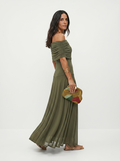 Thea | One Shoulder Print Maxi Dress