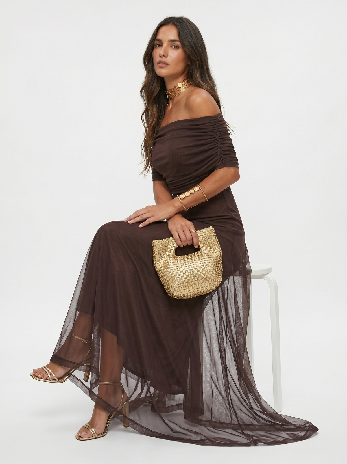 Thea | One Shoulder Print Maxi Dress
