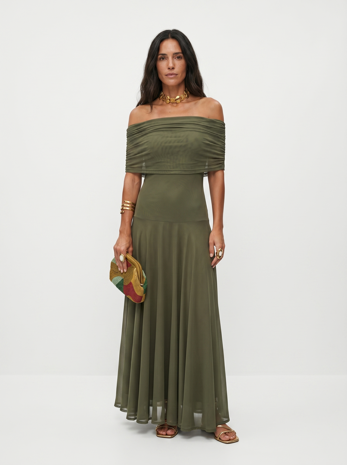 Thea | One Shoulder Print Maxi Dress